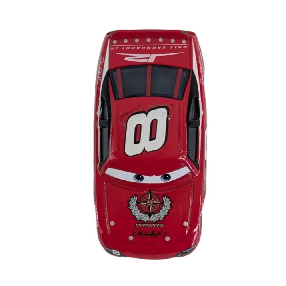 Disney Pixar Cars Diecast Synthetic Rubber Tires #8 Dale‎ Earnhardt Jr Red